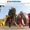 CALMR Dragon Dance Ribbon with Travel Bag Dragon Dance with 3D Real Like Plastic Dragon Head Outdoor Sports Silk Dragon Dance view 4