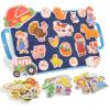 CHEFAN Felt/Flannel Board Story Set of 4, PRECUT Felt Pieces for Preschool Toddlers Circle Time,Old McDonald Had a Farm, This Old Man, Twinkle Twinkle Little Star, Row Row Row Your Boat view 1