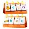 Alened Phonics Flash Cards Learn to Read CVC Word Builder Games, Sight Words Games for Kindergarten Classroom Supplies, Preschool Phonics Learning Activity, Special Education Speech Therapy Toys view 1