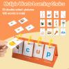 Alened Phonics Flash Cards Learn to Read CVC Word Builder Games, Sight Words Games for Kindergarten Classroom Supplies, Preschool Phonics Learning Activity, Special Education Speech Therapy Toys view 4
