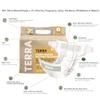Terra Diapers Size 2: 85% Plant-Based Diapers, Ultra-Soft & Chemical-Free for Sensitive Skin, Superior Absorbency for Day or Nighttime Diapers, Designed for Babies 8-15 Pounds, 176 Count view 3