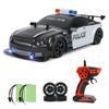 iBlivers RC Drift Police Car, 1:14 Remote Control Police Car 4WD Drift GT RC Cars Vehicle High Speed Racing RC Drifting Car Gifts Toy for Boys Kids view 1