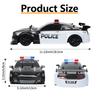 iBlivers RC Drift Police Car, 1:14 Remote Control Police Car 4WD Drift GT RC Cars Vehicle High Speed Racing RC Drifting Car Gifts Toy for Boys Kids view 3