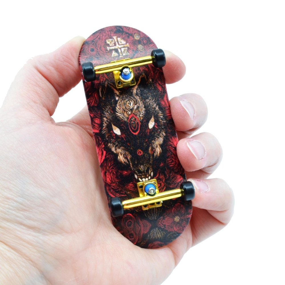Teak Tuning Heat Transfer Graphic 34mm Fingerboard Complete - Howl in The Night Edition