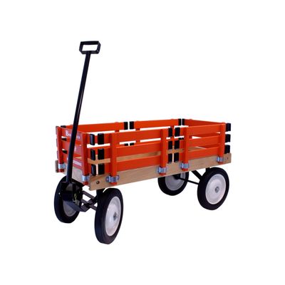 AmishToyBox Berlin Flyer Kid's Wagon - Model F310 - Perfect Wagon for Children and Toddlers - Amish Made in Ohio, USA (Orange)