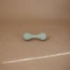 mushie Silicone Baby Shaker Rattle Toy | Ages 3+ Months (Cambridge Blue) view 2