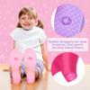 3-Pack Princess Shoe Set - Dress Up Royalty Kids Heels Slip On Shoes - Pastel Colored Princess Dress Up Shoes, Pretend Play High Heels For Kids - Fits Toddler Size 7-10 view 3