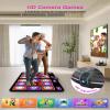Acelufly Double Dance Mat, Flannel Dance Mat for TV with HD Camera, Dual User Play Mat with Wireless Controller, Non-Slip Dance Pad for Kids Adults Girls Boys view 3