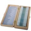 50 Slices of Biological Tissue Slides Wooden Case Packing for Basic Biological Science Education Microscope Biological view 2