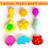 6 Pcs Ocean Sea Animals Mochi Squishy Toys, Kawaii Squishies Small Mochi Squishy Toys for Kids Party Favors, Marine Life Fidget Toys Bulk for Kids Prizes, Goodie Bag Stuffers, Squeeze Toys view 2