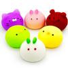 6 Pcs Mochi Squishy Toys for Kids Party Favors, Mini Round Animals Toys Kawaii Squishies for Classroom Prizes, Easter Basket and Goodie Bag Stuffers, Stress Balls Fidget Toys Bulk for Kids view 1