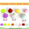 6 Pcs Mochi Squishy Toys for Kids Party Favors, Mini Round Animals Toys Kawaii Squishies for Classroom Prizes, Easter Basket and Goodie Bag Stuffers, Stress Balls Fidget Toys Bulk for Kids view 2
