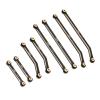 INJORA High Clearance Chassis Links Brass Black Coating Link Kit for SCX24 90081 1/24 RC Crawler Upgrade Part, 36g view 3