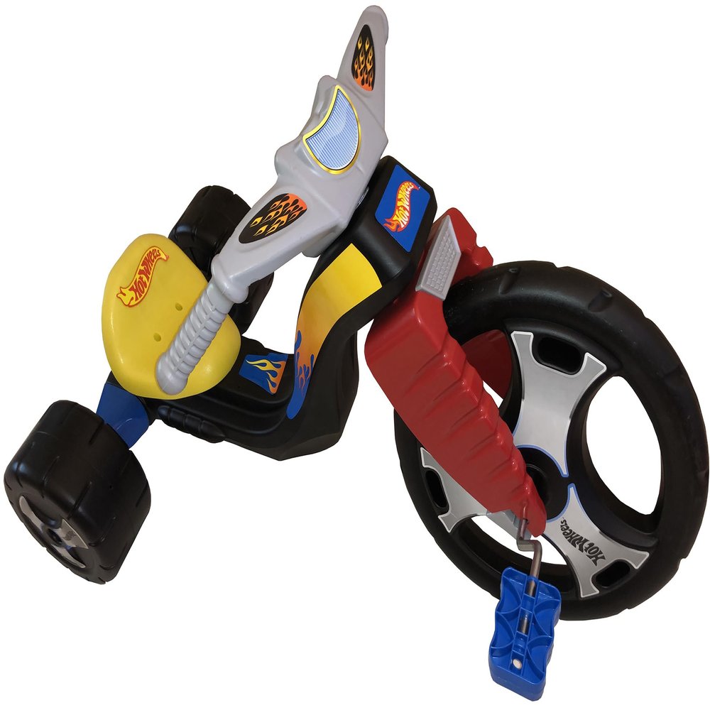 The Original Big Wheel Compatible with "HOT WHEELS" 16" Trike Limited Edition Ride-On - Black/Red/Gray/Yellow - Made In USA