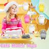 6 Pcs Cat Mochi Squishy Toys for Kids Party Favors, Animals Kawaii Squishies, Sensory Mini Mochi Toys for Kids, Fidget Bulk Toys for Kids Prizes, Easter Basket Stuffers, Goodie Bag Stuffers view 4