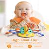 VoMii High Chair Toys with Suction Cup, Montessori Sensory Toys for 1 Year Old Fine Motor Skills,Food Grade Silicone Pull String Activity Gift for Baby Infant Toddlers view 3
