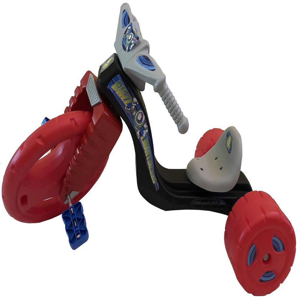 The Original Big Wheel 16 Inch Classic Tricycle - Buzz Lightyear - Made in USA ! - Black/Gray/Red