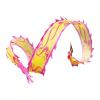 CALMR 3D Dragon Ribbon Streamer 3D Dragon Poi Single Dragon Dance Props Silk Dragon Dance Outdoor Flinging Fitness Dragon Dance view 1