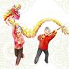 CALMR Chinese Dragon Dance 3m Silk Dragon Dance 3D Dragon Poi Dragon and Lion Dance Props Outdoor Flinging Fitness Dragon Dance view 3