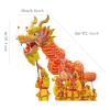 CALMR Chinese Dragon Dance 12 M Dragon Dance Performance Party Outdoor Sports Dragon Fitness Dragon and Lion Dance Props view 2