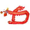 CALMR 5.5m Silk Dragon Dance Chinese Style Dragon Dance Dragon and Lion Dance Props 6 People Folk Parade Props Dragon view 1