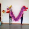 CALMR 5.5m Silk Dragon Dance Chinese Style Dragon Dance Dragon and Lion Dance Props 6 People Folk Parade Props Dragon view 3