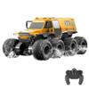 GoolRC Amphibious Remote Control Car, 8WD RC Cars, 2.4GHz Remote Control Boat, Waterproof Off Road RC Monster Truck, All Terrains Electric Armored Vehicle Crawler for Adults (Yellow) view 1