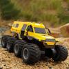 GoolRC Amphibious Remote Control Car, 8WD RC Cars, 2.4GHz Remote Control Boat, Waterproof Off Road RC Monster Truck, All Terrains Electric Armored Vehicle Crawler for Adults (Yellow) view 3