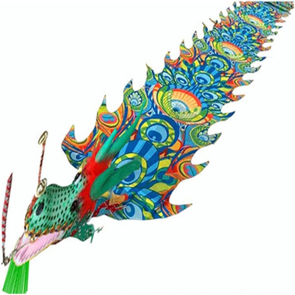 3D Dragon Poi Dragon Ribbon Streamer Silk Cloth Dragon Dance Wu Long 3D Dragon Ribbon Streamer Dragon and Lion Dance Props