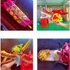 3D Dragon Poi Dragon Ribbon Streamer Silk Cloth Dragon Dance Wu Long 3D Dragon Ribbon Streamer Dragon and Lion Dance Props view 4