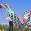 CALMR 3D Dragon Dance Colorful Blue Dragon Dance Ribbon Chinese Wu Long Silk Dragon Dance for Outdoor Sports Silk Dragon Dance view 1