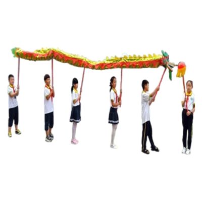 CALMR Plastic Dragon Ribbon Streamer 5 Meters Silk Chinese Dragon Dance Traditional Dragon and Lion Dance Props Folk Performance