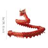 CALMR 1m 3m Traditional Dragon and Lion Dance Props 3D Dragon Poi Chinese Style Dragon Dance Outdoor Flinging Fitness Dragon Dance view 2