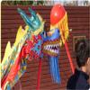 CALMR 1m 3m Traditional Dragon and Lion Dance Props 3D Dragon Poi Chinese Style Dragon Dance Outdoor Flinging Fitness Dragon Dance view 3