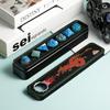 Aagte Dice Set D&D DNDND A Full Set of Stone DND Dice with Gorgeous Gift Case for Dungeons and Dragons Tabletop Game (Blue Agate) view 2