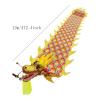 CALMR 3D Dragon Poi Silk Dragon Dance Chinese Dragon Practice Ribbon Streamer Dragon and Lion Dance Props 3D Colorful Silk Dragon view 2