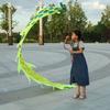 CALMR 3D Dragon Ribbon Streamer Dragon Dance 3D Dragon Poi Dragon Dance Adults Outdoor Flinging Fitness Dragon Dance Props view 3