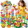 238Pcs Flower Garden Building Toys for Girls 3 4 5 6 7 Year Old, Upgrade DIY Building Stacking Toys, STEM Preschool Educational Toddler Toys Brain Development Kindergarten Kids Toy view 1