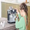 Casdon De'Longhi Toys Barista Coffee Machine. Toy Kitchen Playset for Kids with Moving Parts, Realistic Sounds and Magic Coffee Reveal. For Children Aged 3+, Silver, Black view 2