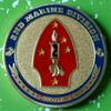 Marine Corps 2nd Division Military Challenge Honor Coin view 1