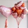 10Pcs Baby Blue Foil Heart Shaped Balloons 18 Inch Light Blue Heart Balloons For Baby Shower Wedding Valentine Decorations Love Balloons Party Decorations view 3
