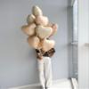 10Pcs Baby Blue Foil Heart Shaped Balloons 18 Inch Light Blue Heart Balloons For Baby Shower Wedding Valentine Decorations Love Balloons Party Decorations view 4