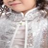 Little Adventures Shimmer Cloak Costume Dressup Ages 3-8 Machine Washable Child Pretend Play& Party Dress Up with No Glitter (Silver) view 3