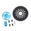 Metal RC Gear, Steel Gear Set 68T Replacement Part Accessory High Speed Gear Kit Fit for TT 02 RC Cars view 1