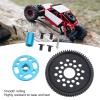 Metal RC Gear, Steel Gear Set 68T Replacement Part Accessory High Speed Gear Kit Fit for TT 02 RC Cars view 2