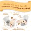 Kids Preferred Harry Potter Dobby Baby Infant Rattle Socks with Dobby Plush Rattle and Dobby is Free - Soft Baby Sock Feet Rattles Encourage Leaning Development Newborn to 9 Months view 3