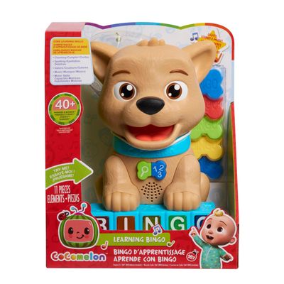 Just Play Cocomelon Count & Learn Bingo, 11-pieces, 40+ Learning Phrases, Early Learning and Education, Kids Toys for Ages 18 Month