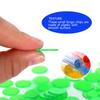GSE Games & Sports Expert Green Bingo Chips, 2,000 Pieces 3/4-Inch High-Contrast Transparent Counting Chips for Bingo Games, Parties view 3