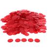 GSE Games & Sports Expert Red Bingo Chips, 5,000 Pieces 3/4-Inch High-Contrast Transparent Counting Chips for Bingo Games, Parties view 1