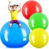 Jenaai 4 Pcs 30 Inch Big Bounce Ball Large Rubber Ball Giant Inflatable Kickball Outdoor Exercise Jumping Hopping for Outdoor Activity Game Sports Party(Red, Blue, Yellow, Green) view 1